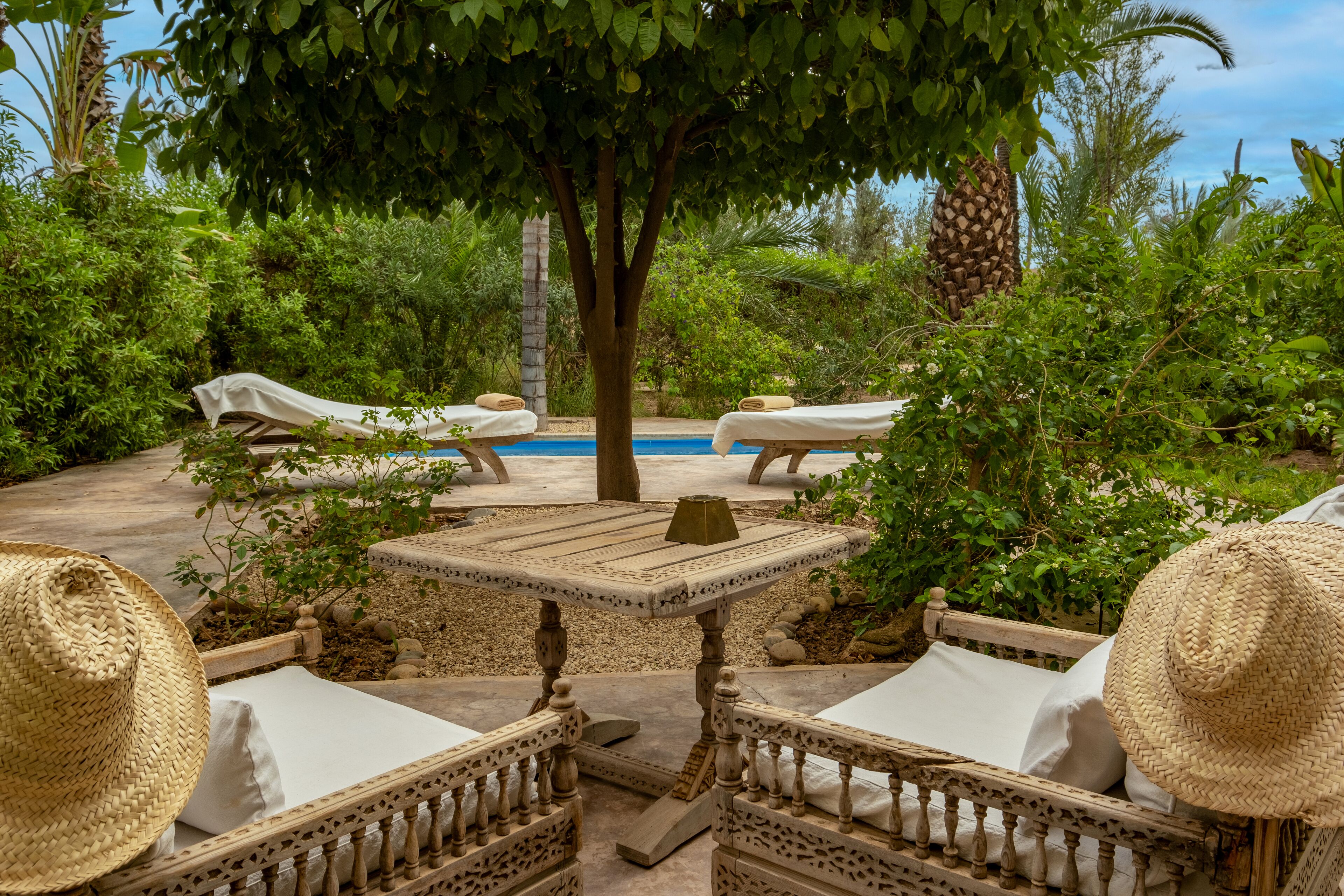 Large Suite piscine | Garden view