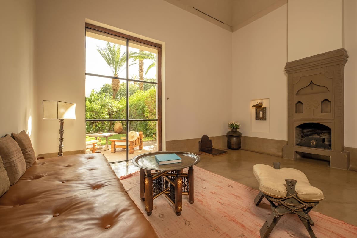Ksar suite avec Jardin | 高級寢具、迷你吧、房內夾萬、書桌