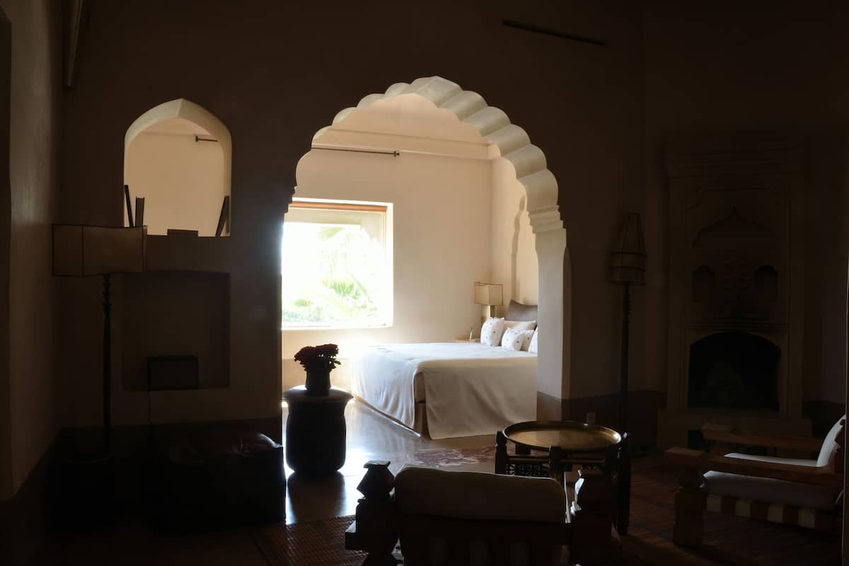 Ksar suite avec terrasse privative | 高級寢具、迷你吧、房內夾萬、書桌