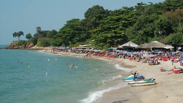 Plage, sable blanc