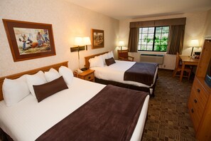 Standard Room, 2 Queen Beds, Non Smoking | Desk, blackout curtains, iron/ironing board, free WiFi - Steamboat Mountain Lodge (Steamboat Springs)