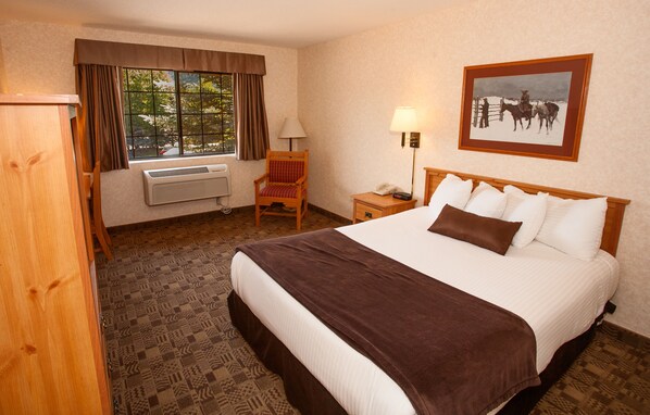 Desk, blackout curtains, iron/ironing board, free WiFi