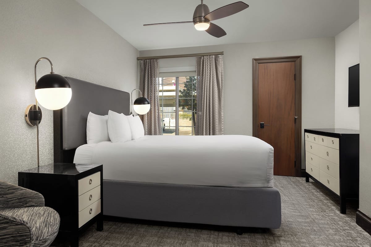 In-room safe, blackout curtains, iron/ironing board