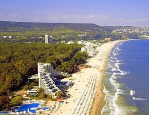 Vue sur la plage/l’océan