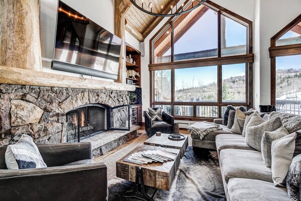 TV, fireplace, DVD player