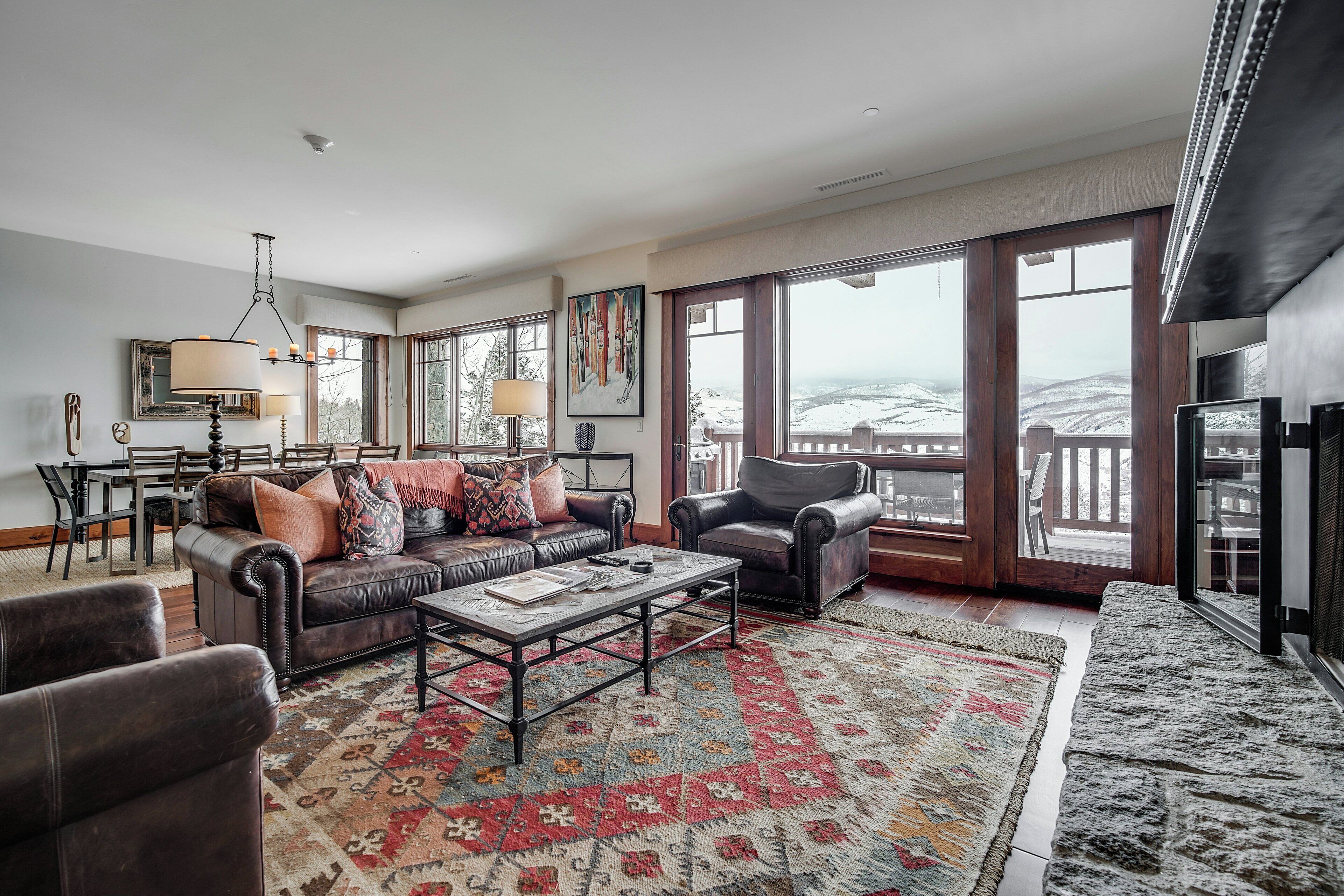 Premium Condo, 3 Bedrooms (Hummingbird) | Living room | TV, fireplace, DVD player