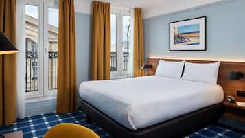 خزنة داخل الغرفة وواي فاي مجانًا وملاءات أسرّة