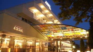 Front of property – evening/night