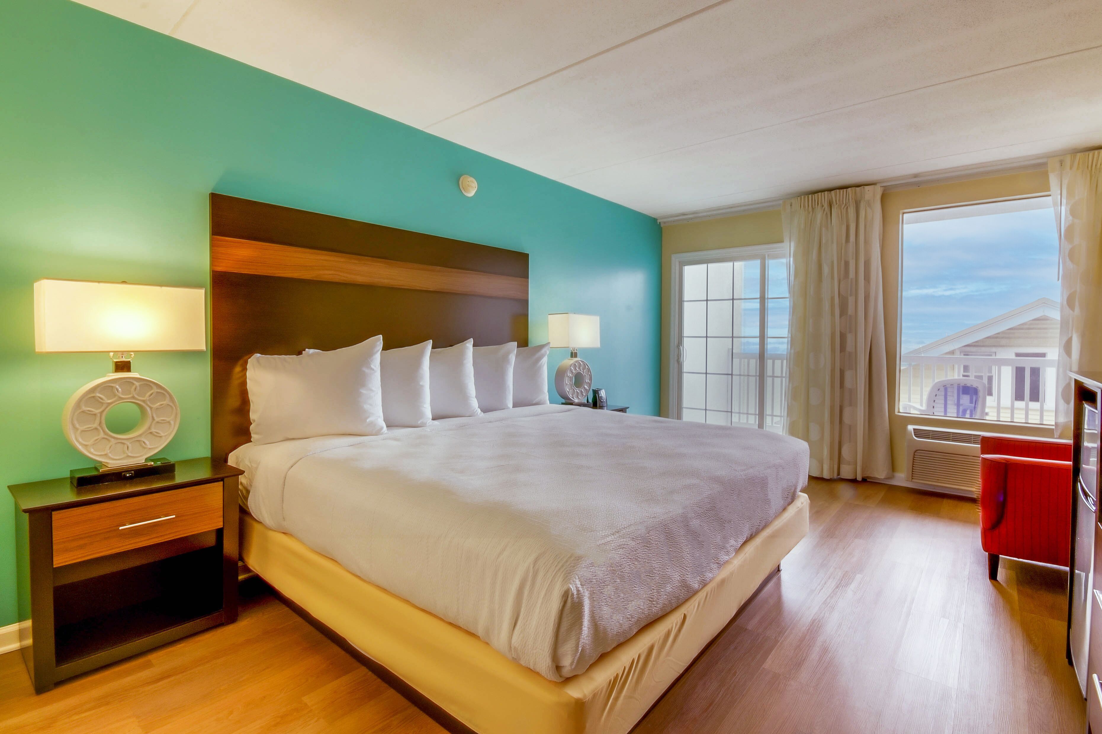 ocean view king, non smoking | individually furnished, blackout curtains, soundproofing, free wifi