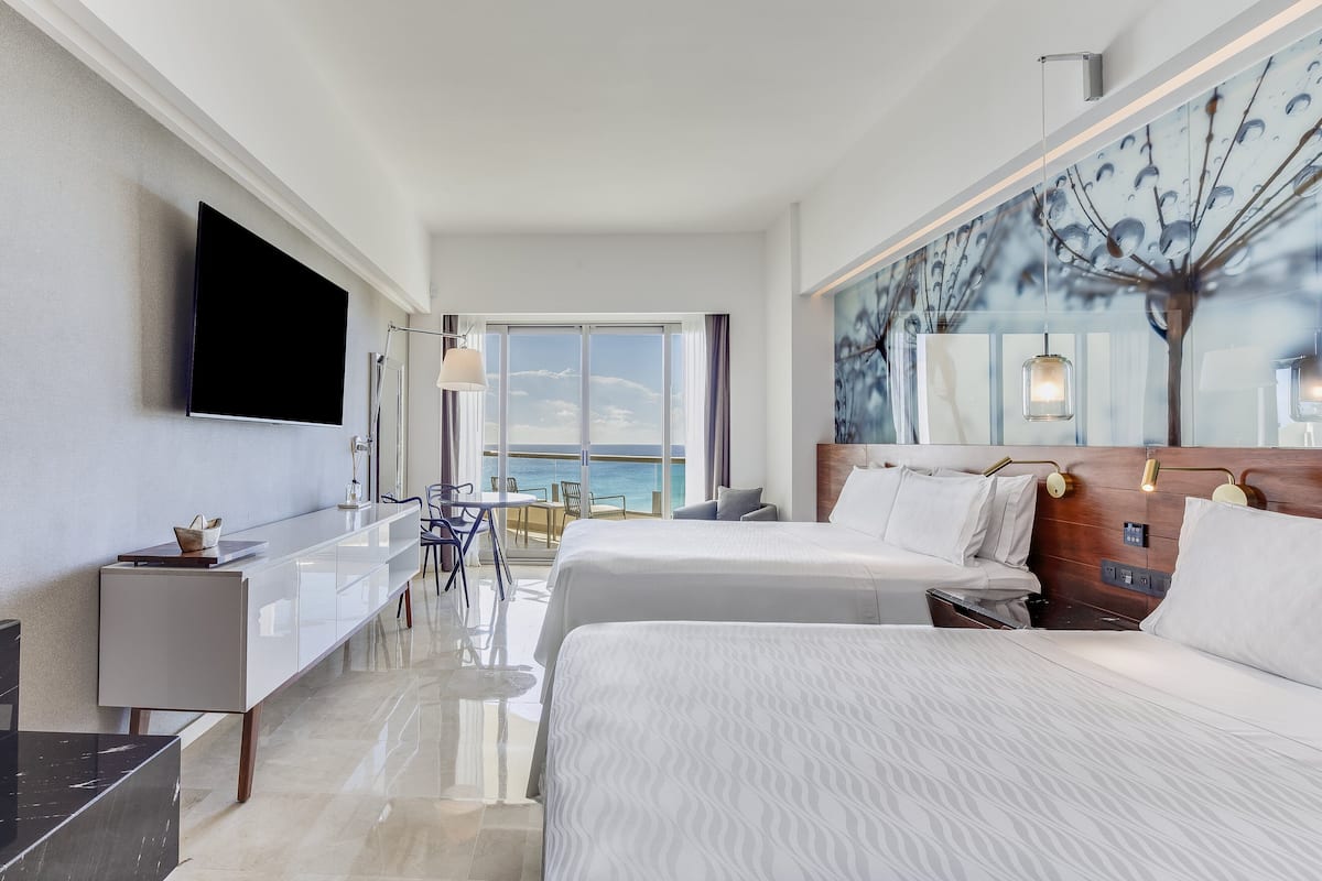Chambre Premium, 2 lits doubles, non-fumeur, en front de mer