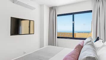 In-room safe, iron/ironing board, cots/infant beds