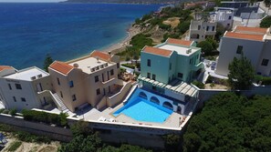 Blick von der Unterkunft