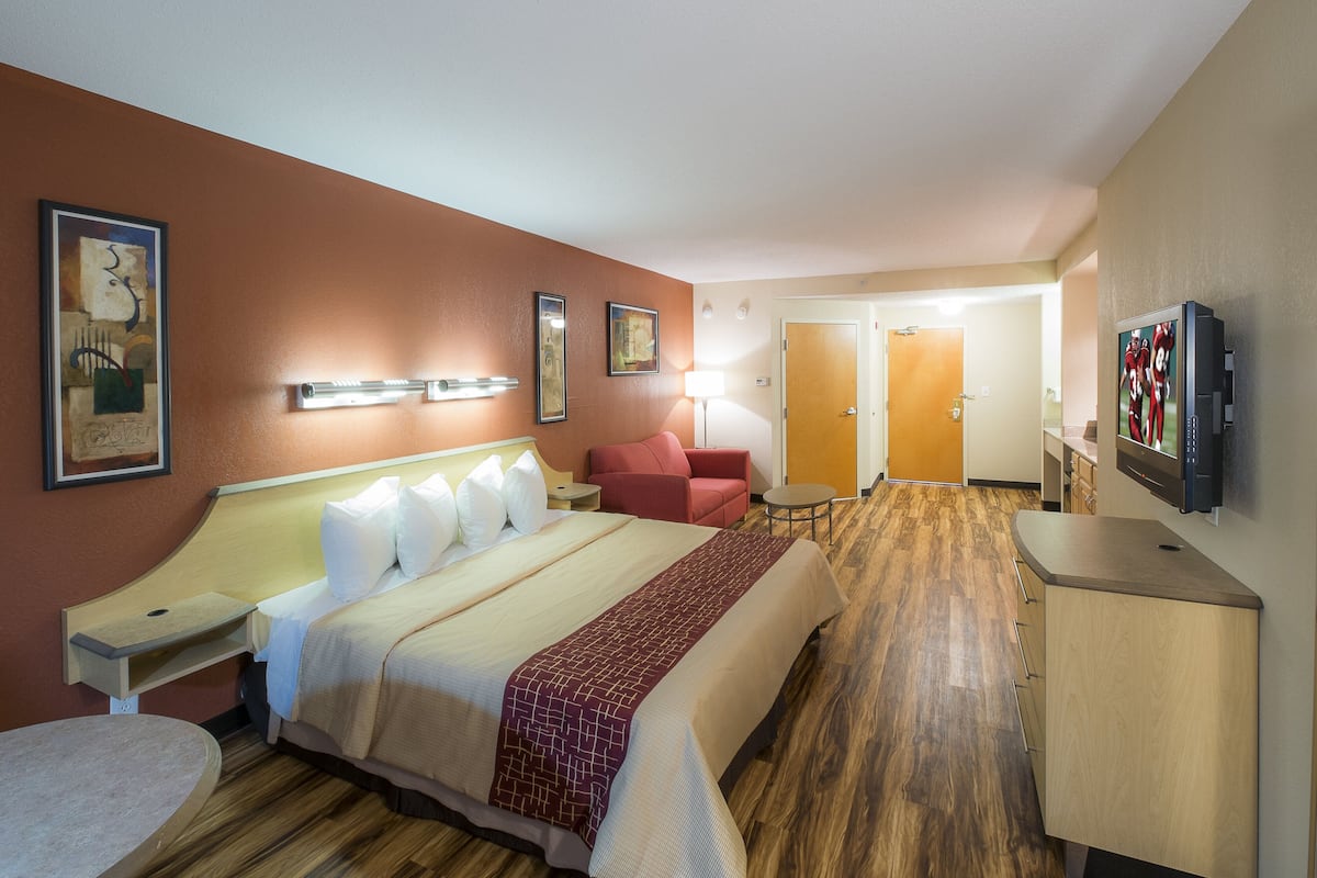 1 Schlafzimmer, Schreibtisch, laptopgeeigneter Arbeitsplatz