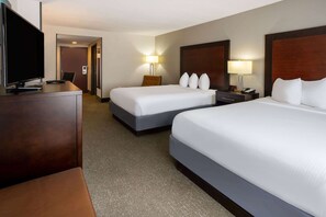 Room, 2 Queen Beds, Accessible, Non Smoking (Mobility) | In-room safe, desk, laptop workspace, blackout drapes