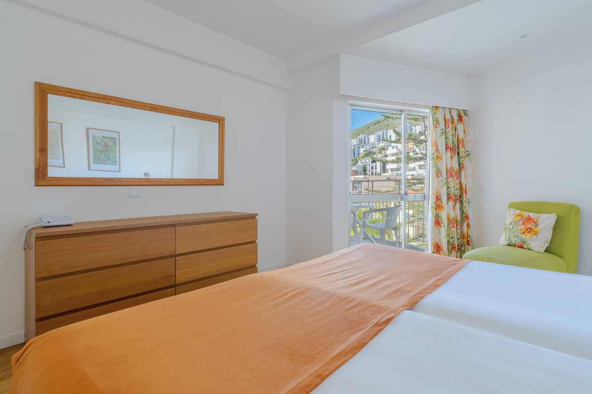 Familienapartment, 1 Schlafzimmer, Gartenblick | Blick vom Balkon