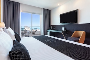 Quarto luxo, vista para o mar | Vista para praia/oceano