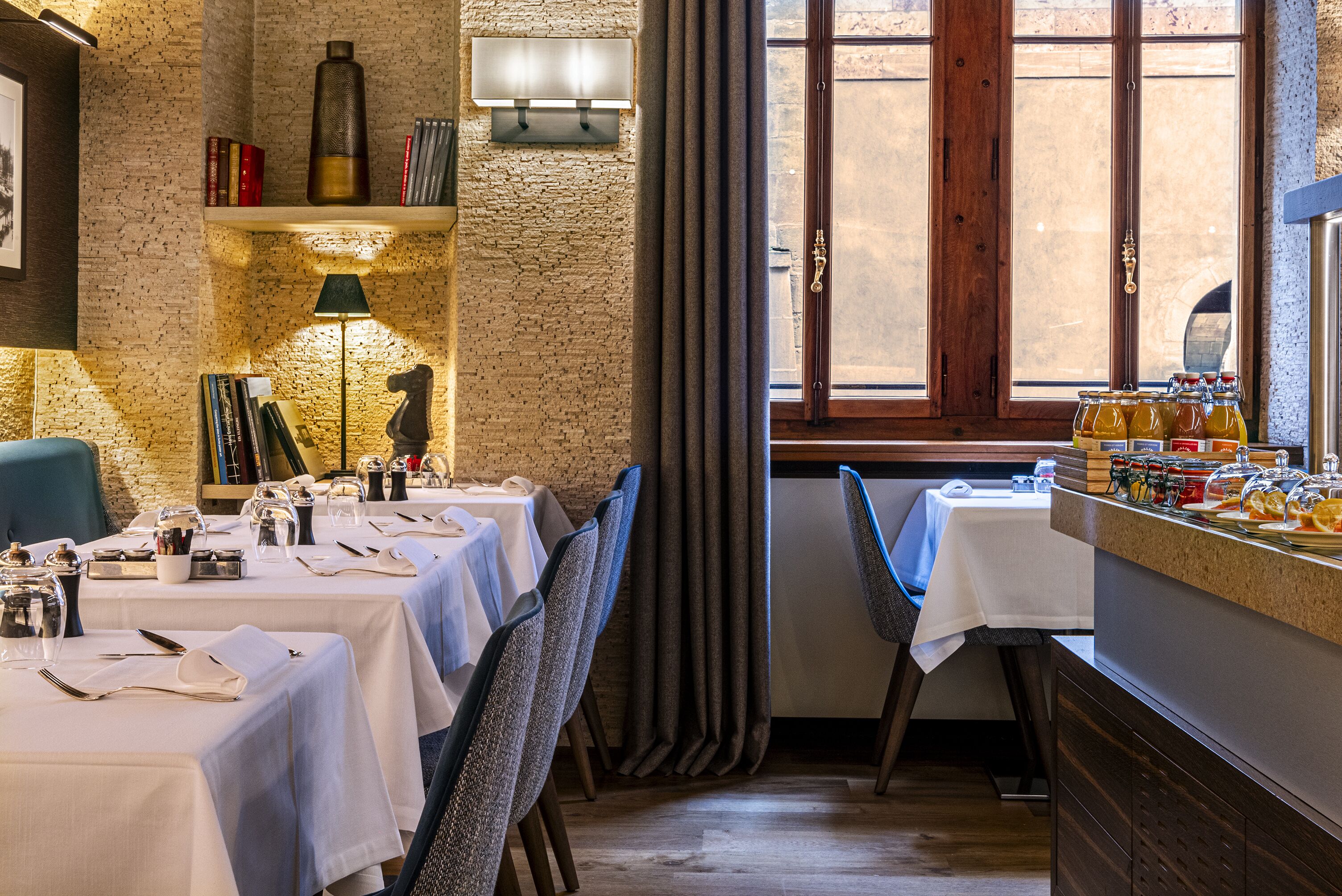 daily buffet breakfast (chf 41 per person)