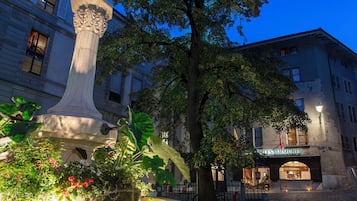 Front of property – evening/night