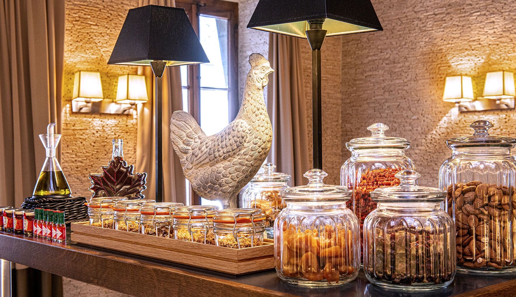 daily buffet breakfast (chf 41 per person)