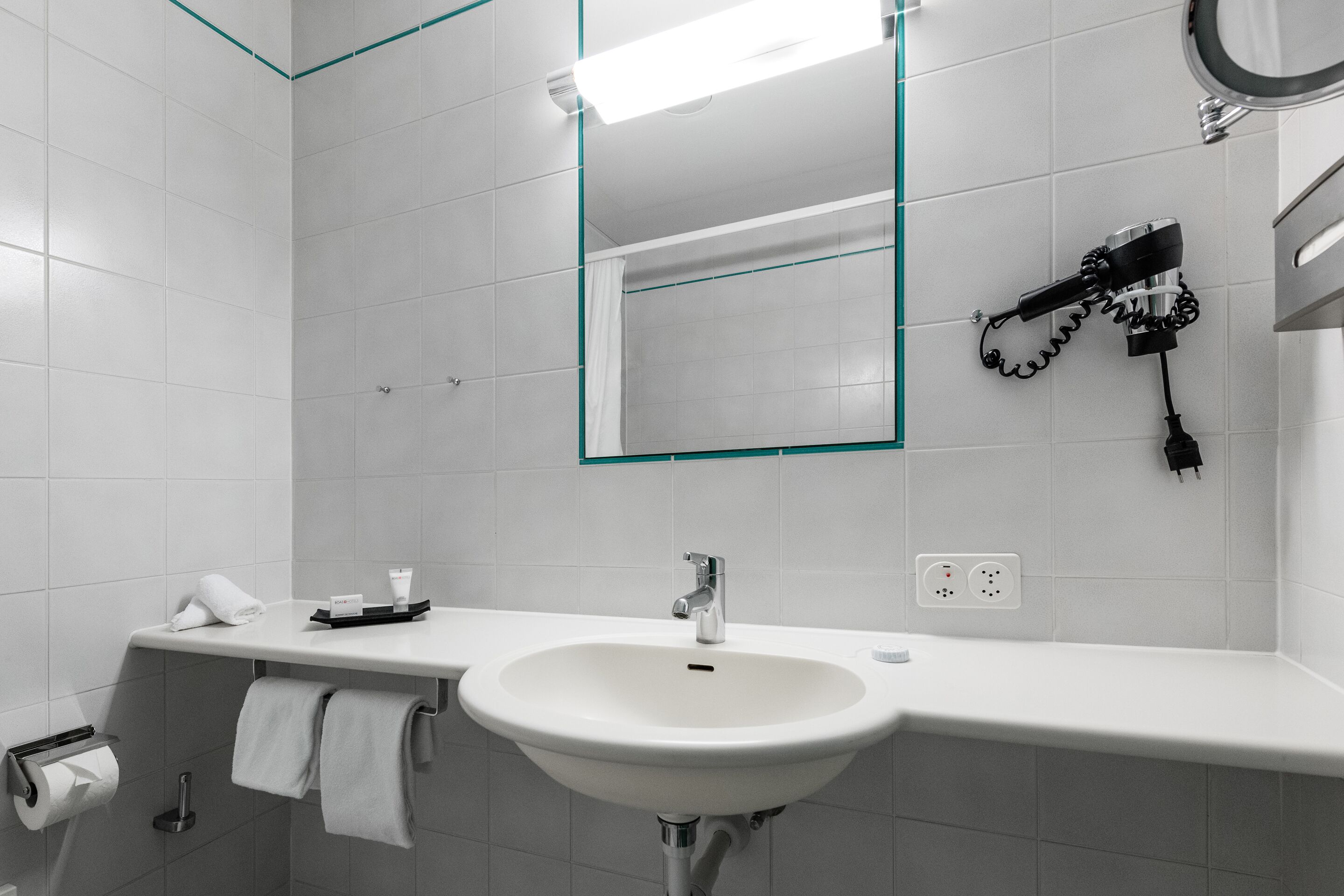 free toiletries, hair dryer, bathrobes, slippers