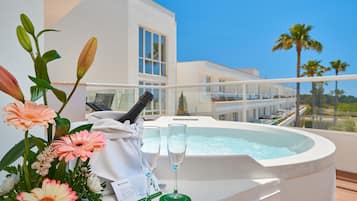 Appartement Supérieur, 1 chambre, bain à remous, vue piscine (Select)