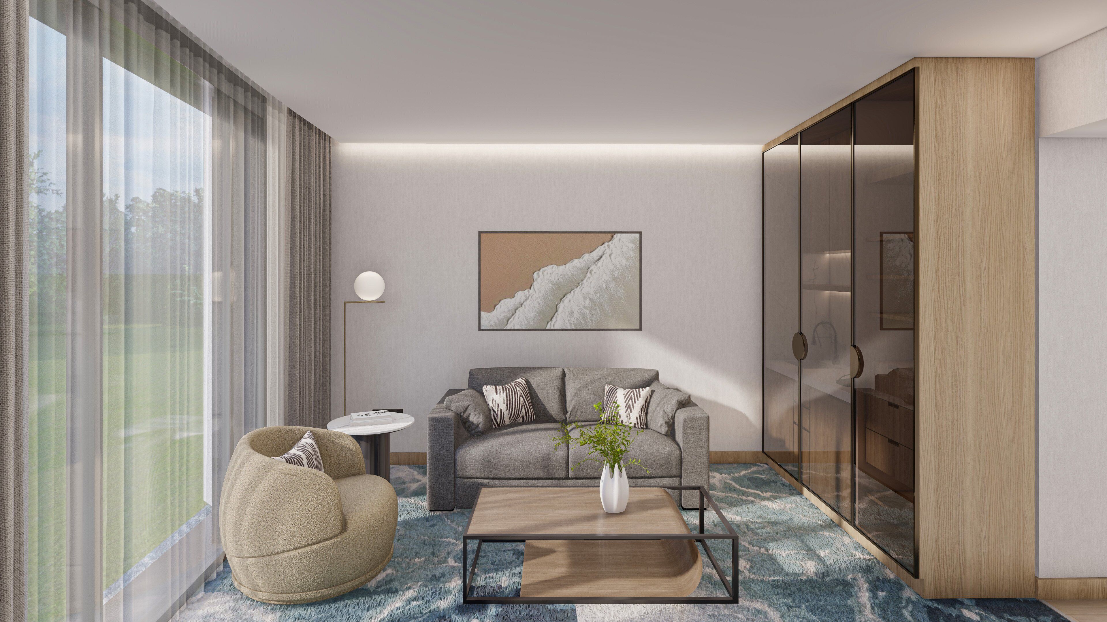 Suite (Beirut) | Roba de llit hipoal·lergògena, minibar i caixa forta a l'habitació 