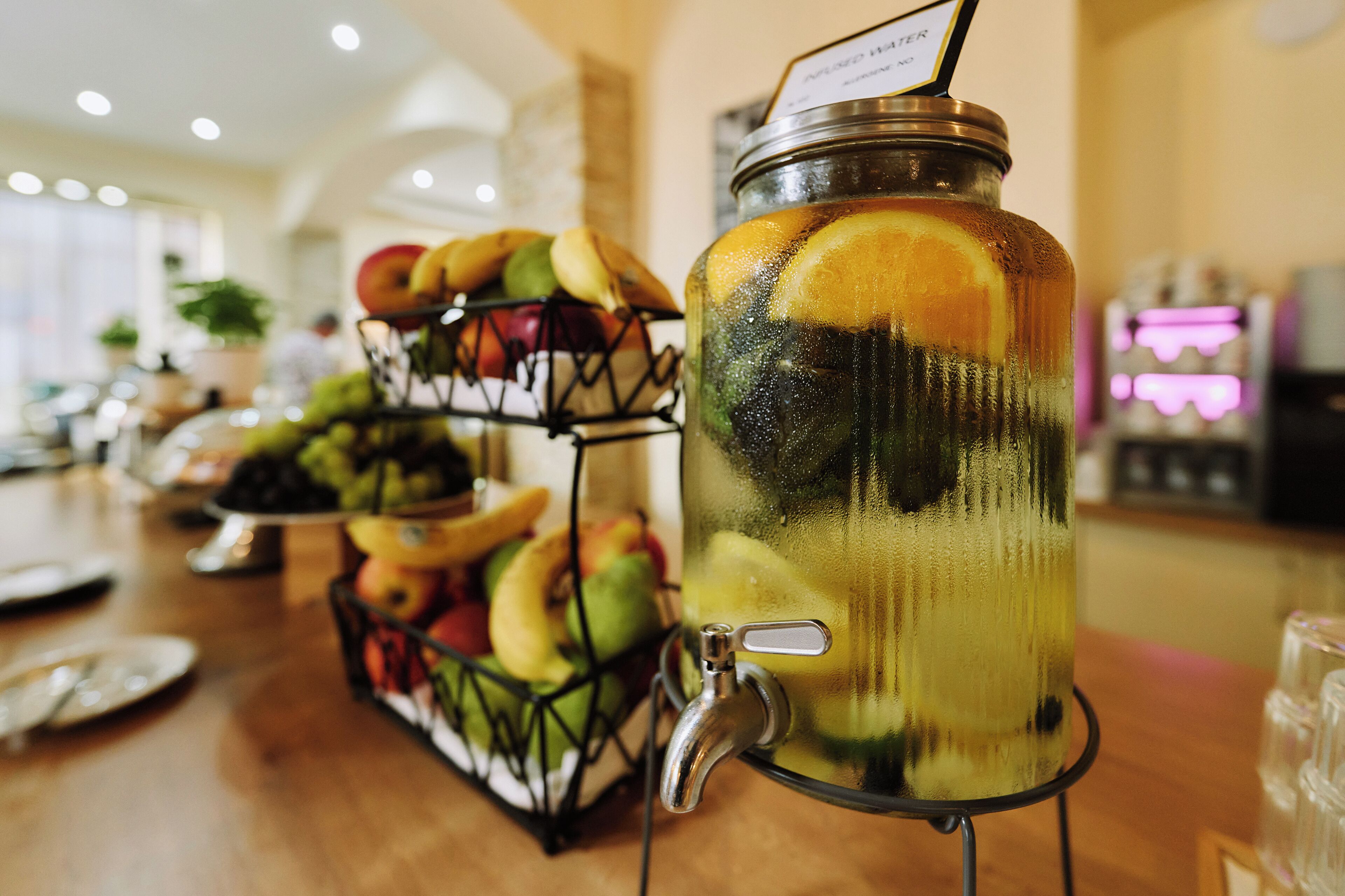 daily buffet breakfast (eur 14 per person)