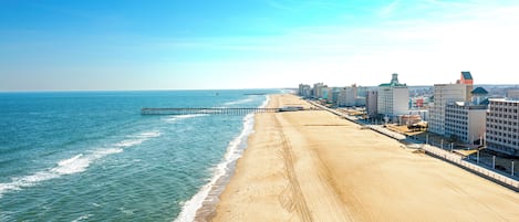 Vlak bij het strand