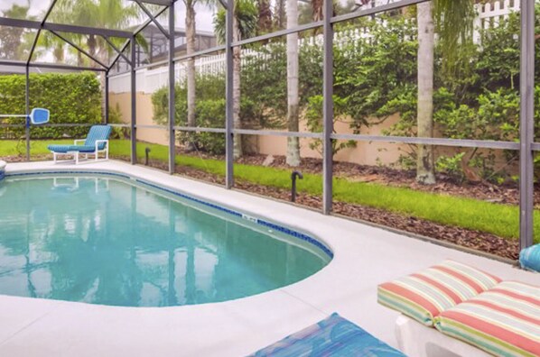 Maison, 3 chambres, piscine privée | Vue de la chambre