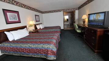 Premium bedding, blackout curtains, iron/ironing board, free WiFi