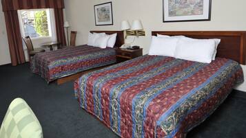 Premium bedding, blackout curtains, iron/ironing board, free WiFi