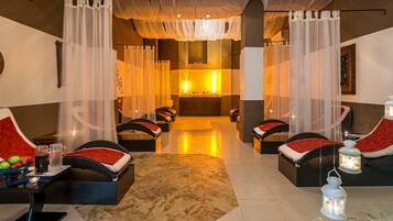 Ruang perawatan pasangan, sauna, hot tub, ruang uap, dan perawatan tubuh