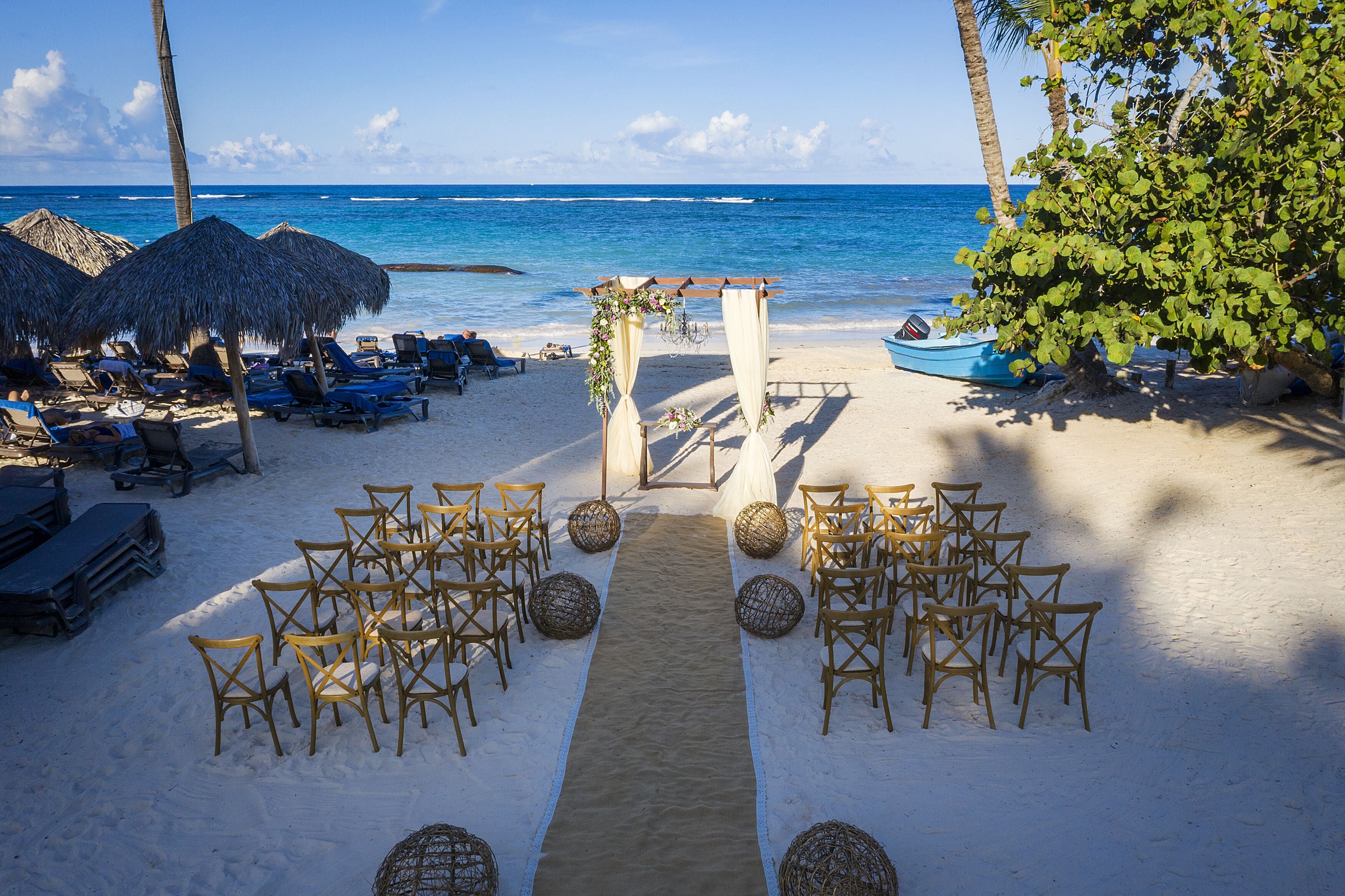 Espace mariage en plein air