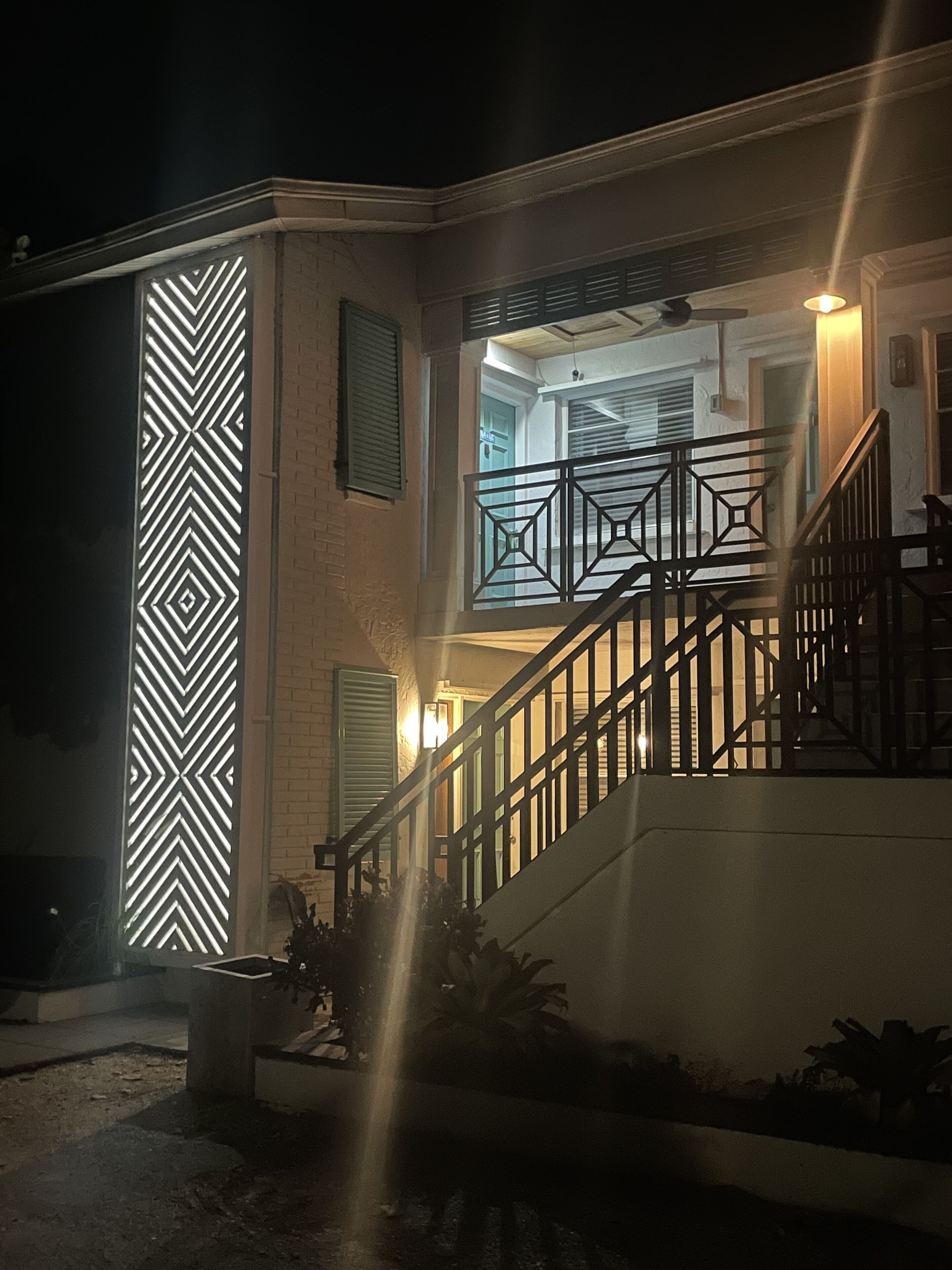 Voorkant van accommodatie