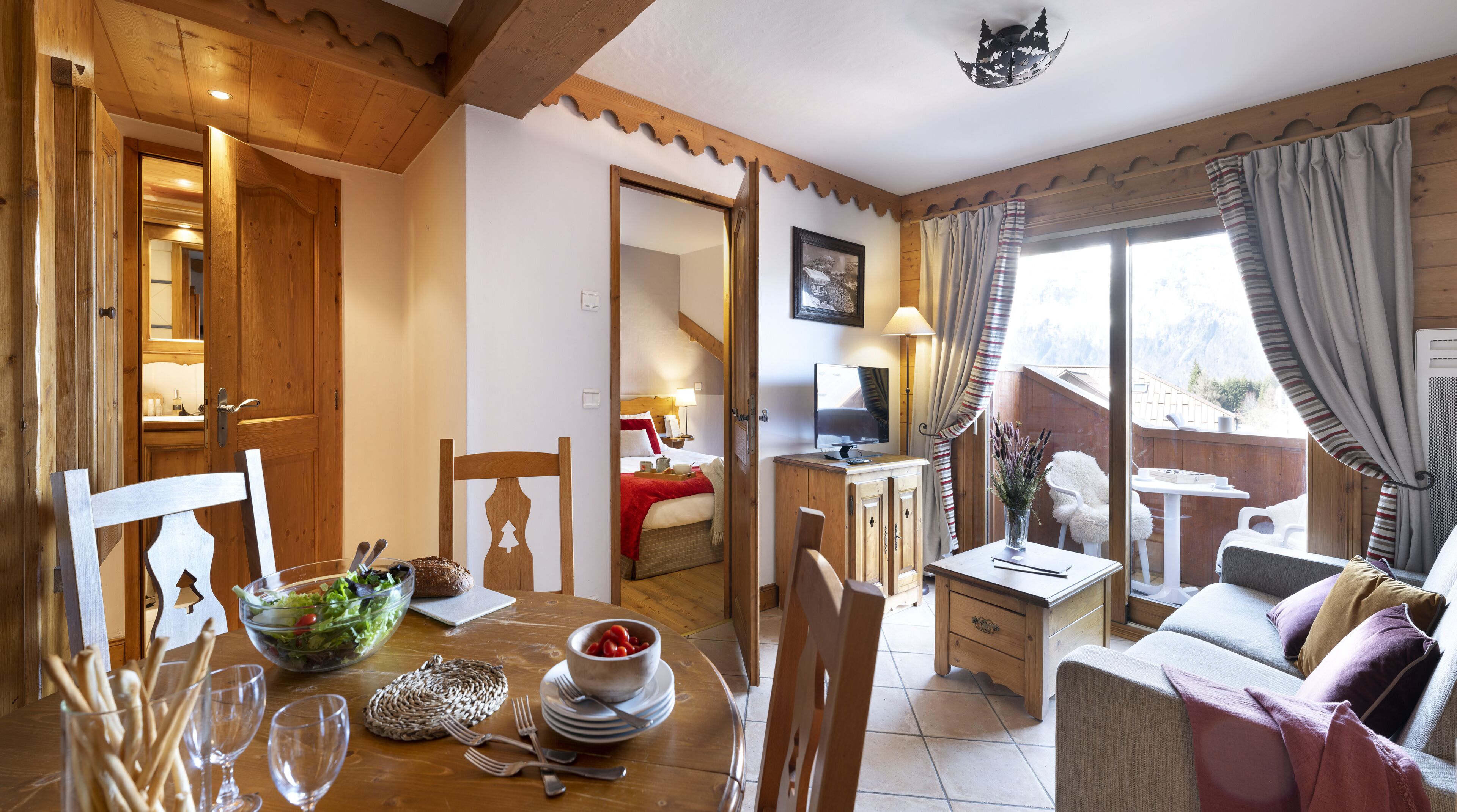 Standard-Apartment, 2 Schlafzimmer (for 5) | Wohnbereich