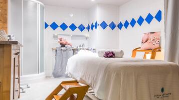 Sauna, dampbad, tyrkisk bad/hammam, kropsbehandlinger