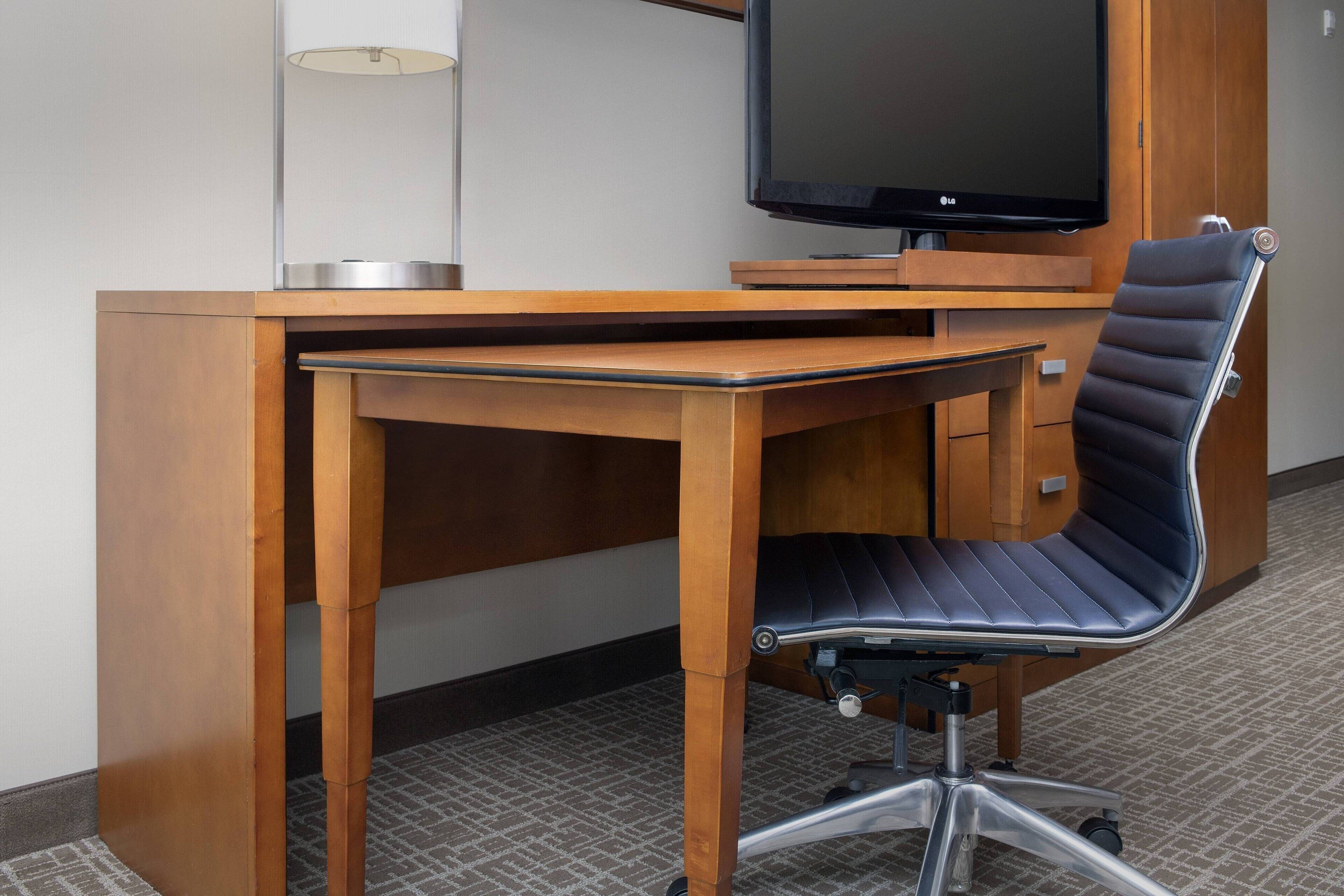 premium bedding, in-room safe, desk, blackout curtains