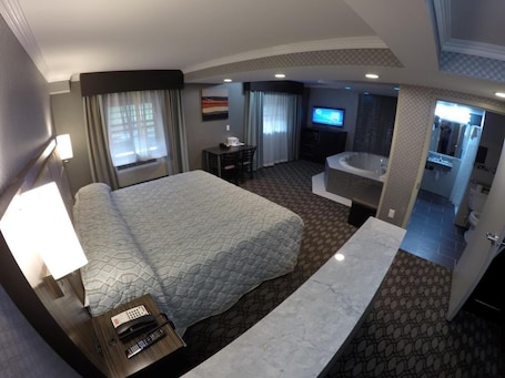 Roupas de cama premium, escrivaninha, ferros/tábuas de passar roupa. Red Carpet Inn Elmwood Park