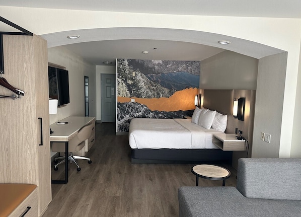 Suite Studio, 1 très grand lit, non-fumeurs | Couette en duvet d'oie, surmatelas, bureau