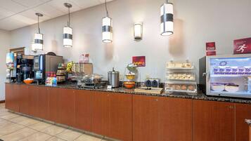 Free daily full breakfast
