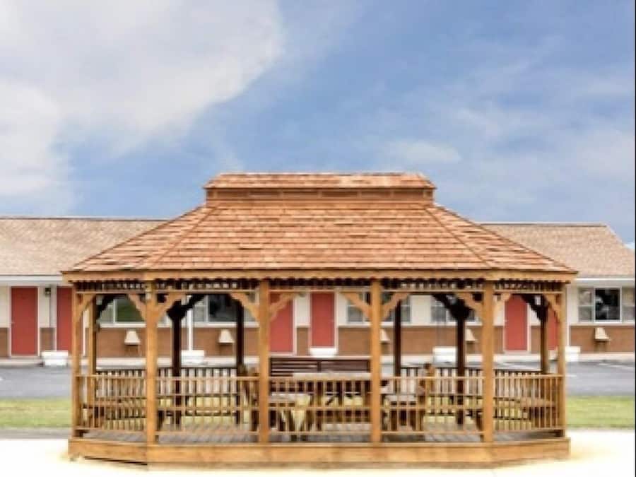 Fassade der Unterkunft