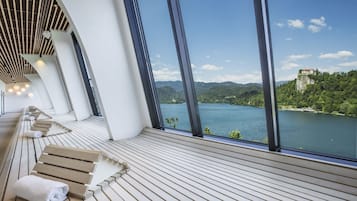 Sauna, Körperbehandlungen, Gesichtsbehandlungen, Maniküre und Pediküre