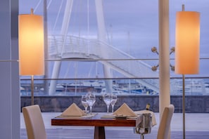 Breakfast, lunch and dinner served