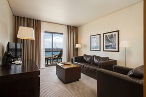 Suite, Ocean View (  VIP  ) | Living area | Flat-screen TV