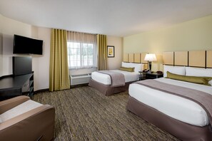 Desk, laptop workspace, blackout curtains, iron/ironing board - Candlewood Suites Washington Dulles Sterling by IHG (Sterling)