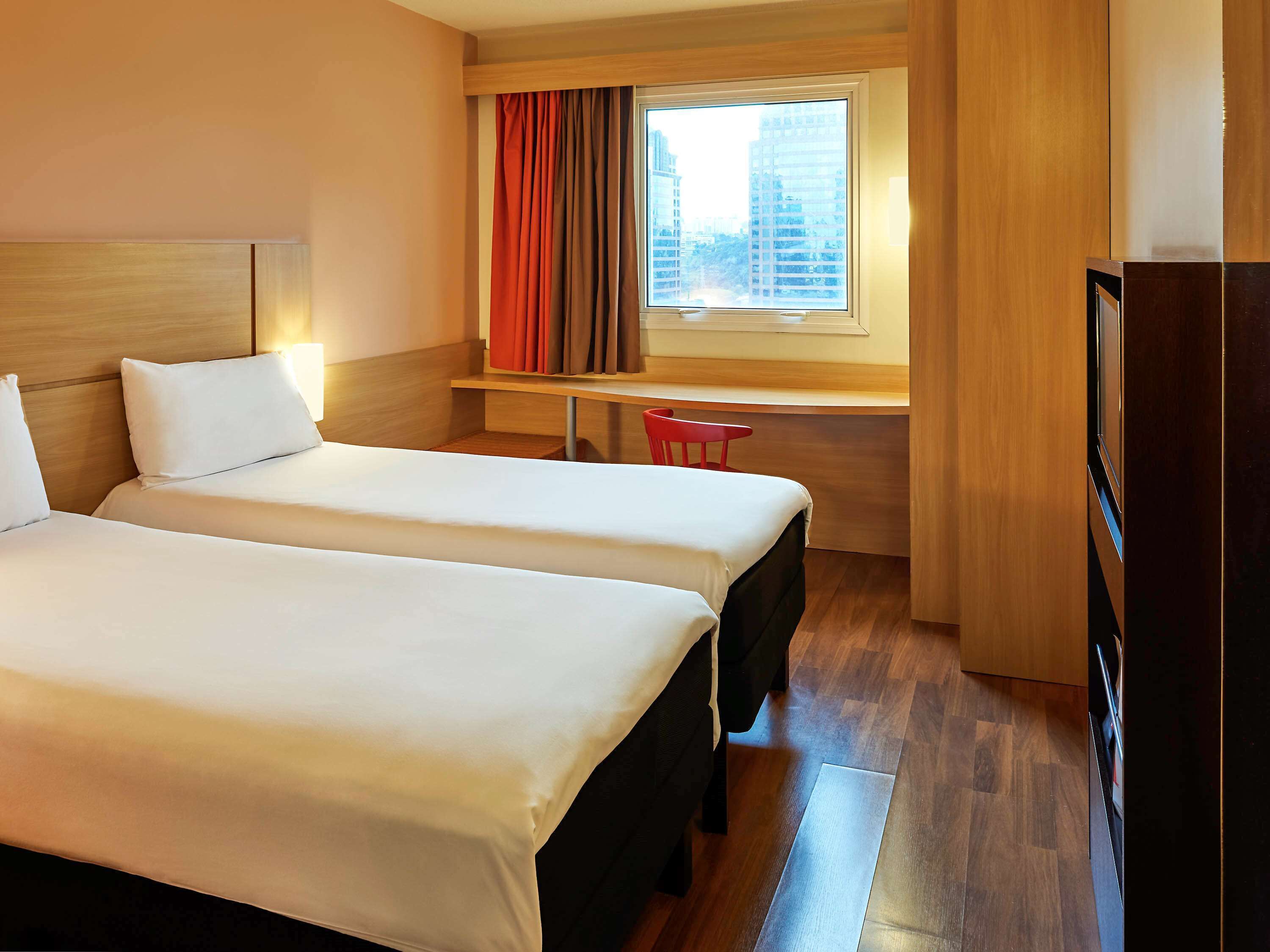 minibar, desk, blackout curtains, soundproofing