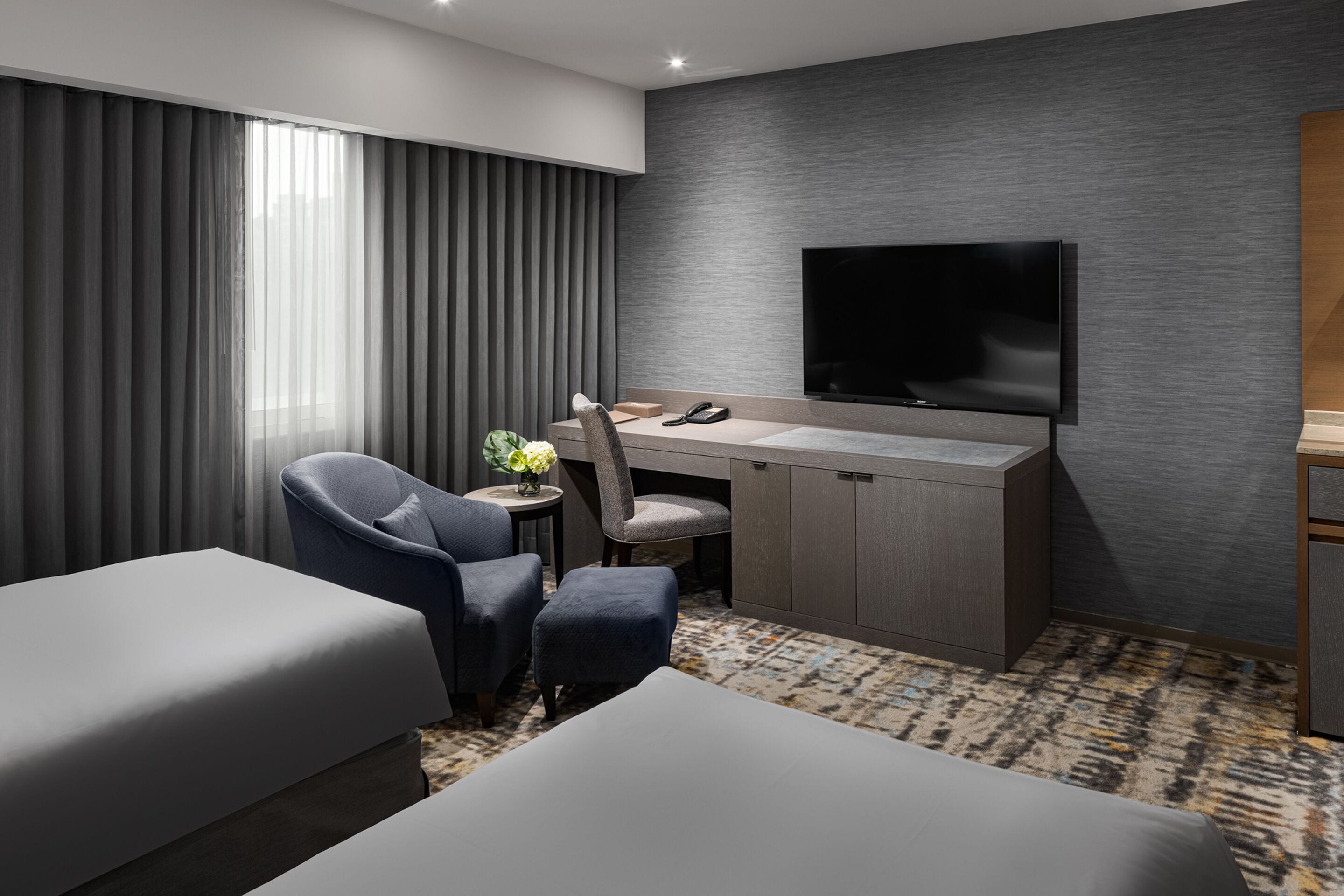 in-room safe, desk, blackout curtains, soundproofing