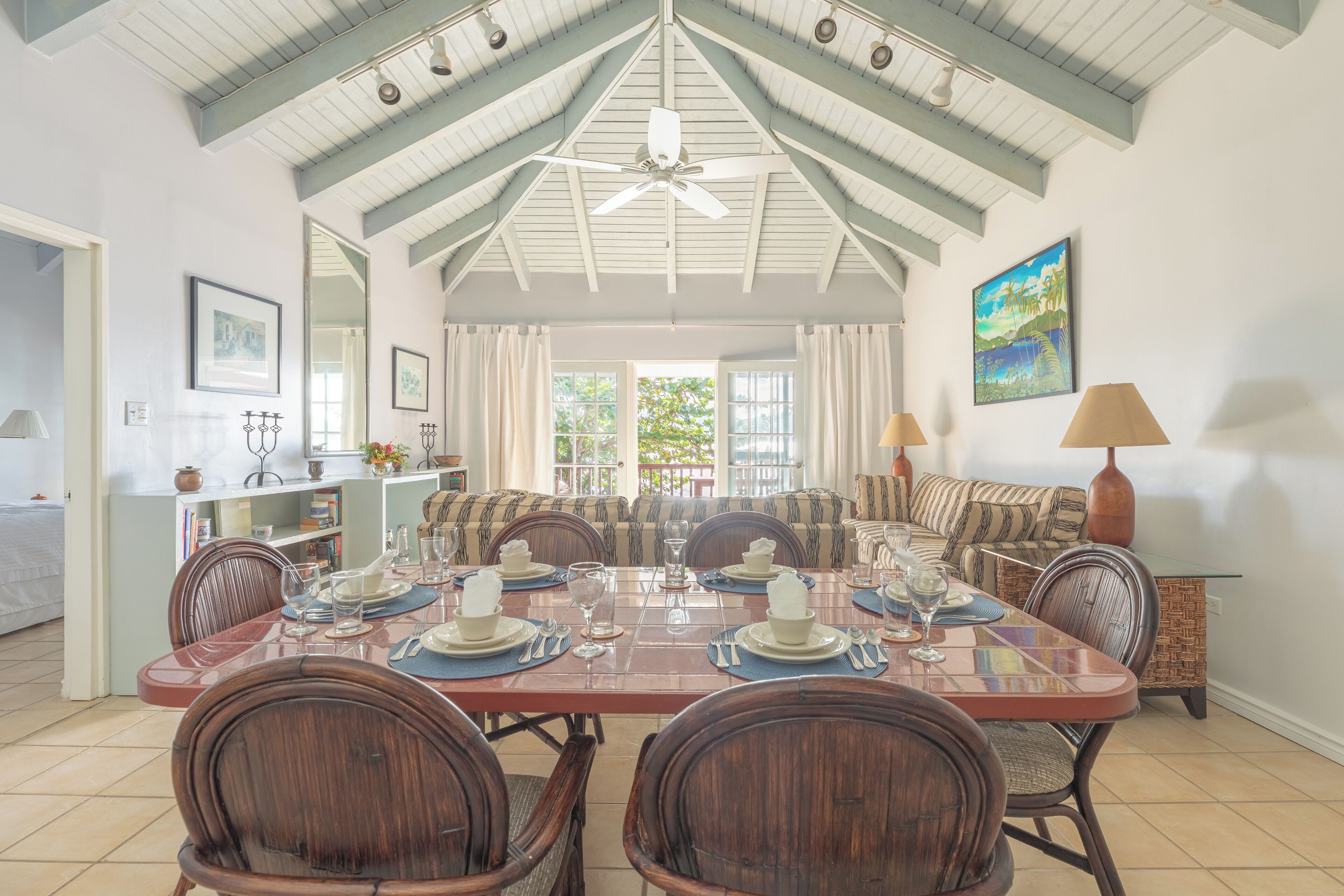 Signature-Villa, 3 Schlafzimmer, Meerblick, Strandnähe | Wohnbereich