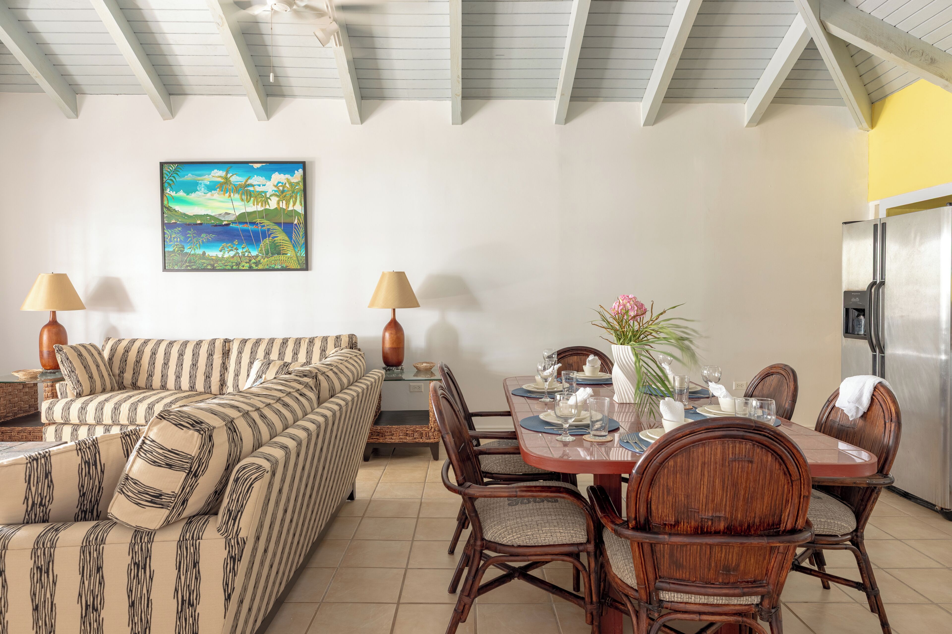 Signature Villa, 3 Bedrooms, Ocean View, Beachfront | Living area