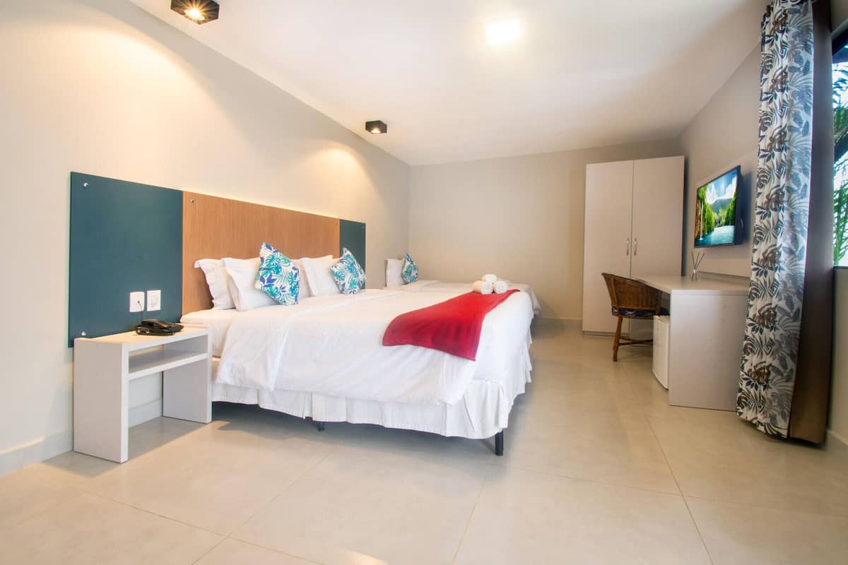 Minibar, in-room safe, blackout curtains, free WiFi